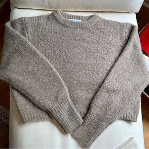 Zara dark stone colored wool sweater.